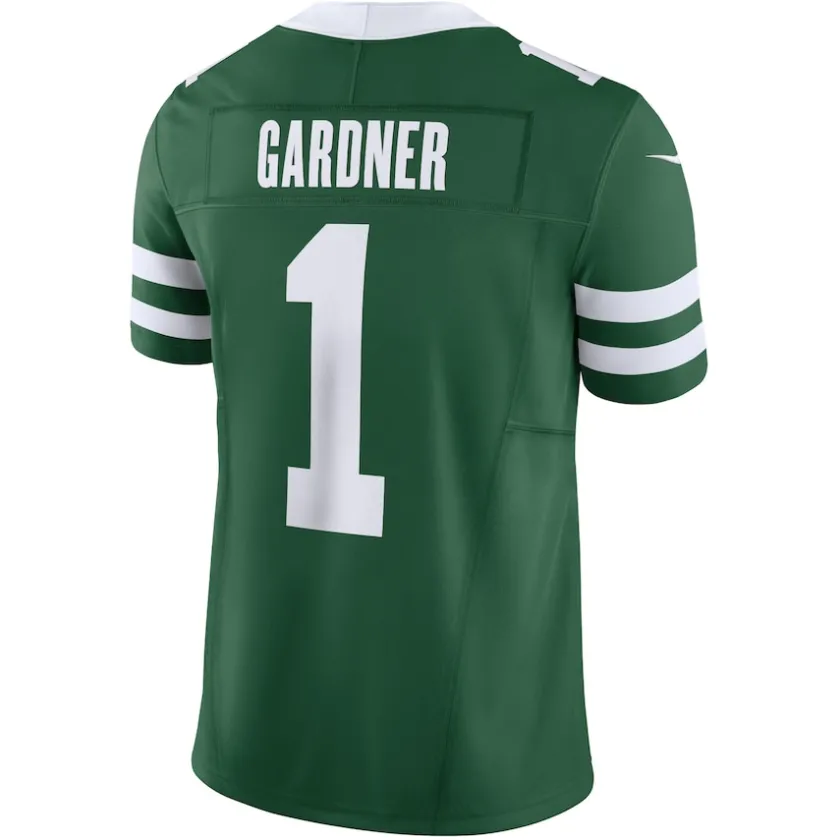 Nike Limited^New York Jets Men's Nike Ahmad Sauce Gardner Legacy Green Vapor F.U.S.E. Limited Jersey