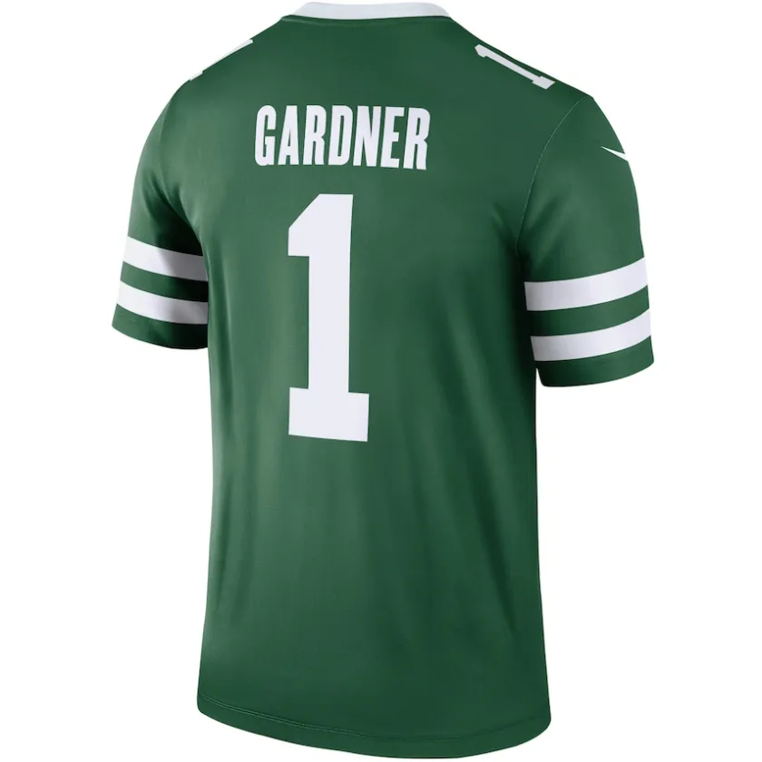 Jerseys|Men^New York Jets Men's Nike Ahmad Sauce Gardner Legacy Green Legend Player Performance Top