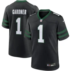 Jerseys|Men^New York Jets Men's Nike Ahmad Sauce Gardner Legacy Black Alternate Game Jersey