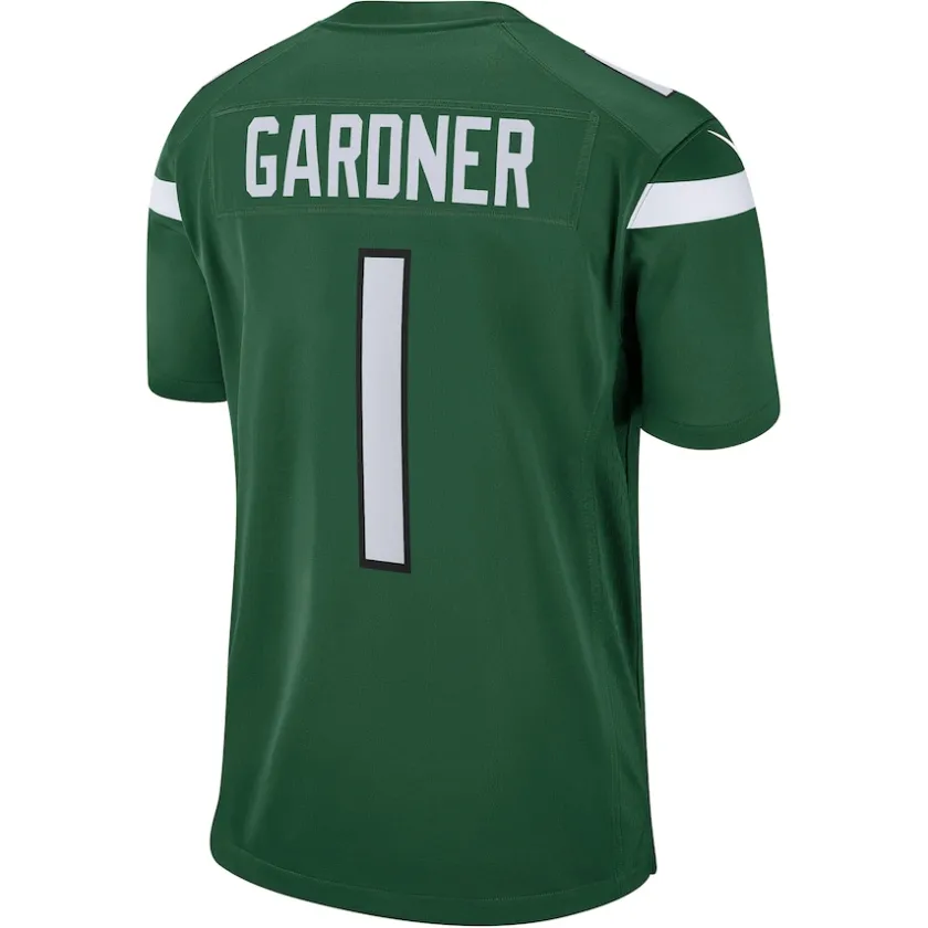 Nike Game|Replica^New York Jets Men's Nike Ahmad Sauce Gardner Green Player Game Jersey