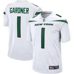 Replica^New York Jets Men's Nike Ahmad Sauce Gardner White Player Game Jersey