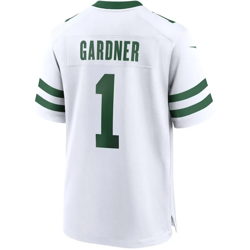 Nike Game|Replica^New York Jets Men's Nike Ahmad Sauce Gardner Legacy White Game Jersey