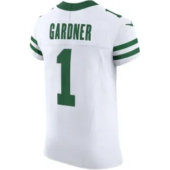 Jerseys|Men^New York Jets Men's Nike Ahmad Sauce Gardner White Alternate Vapor F.U.S.E. Elite Jersey