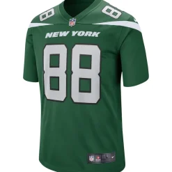 Replica|Throwback^New York Jets Men's Nike Al Toon Gotham Green Game Retired Player Jersey