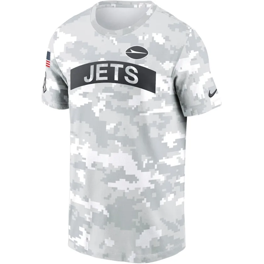 T-Shirts|Men^New York Jets Men's Nike Arctic Camo 2024 Salute To Service Performance T-Shirt
