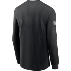 T-Shirts|Men^New York Jets Men's Nike Black Sideline Performance Long Sleeve T-Shirt