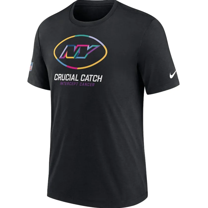 T-Shirts|Men^New York Jets Men's Nike Black 2024 NFL Crucial Catch T-Shirt