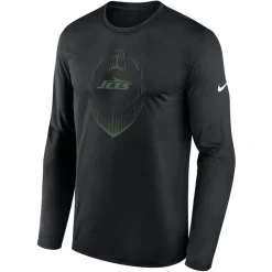 T-Shirts|Men^New York Jets Men's Nike Black Legend Icon Long Sleeve T-Shirt