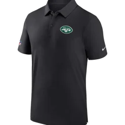 Polos^New York Jets Men's Nike Black Sideline Coaches Performance Polo