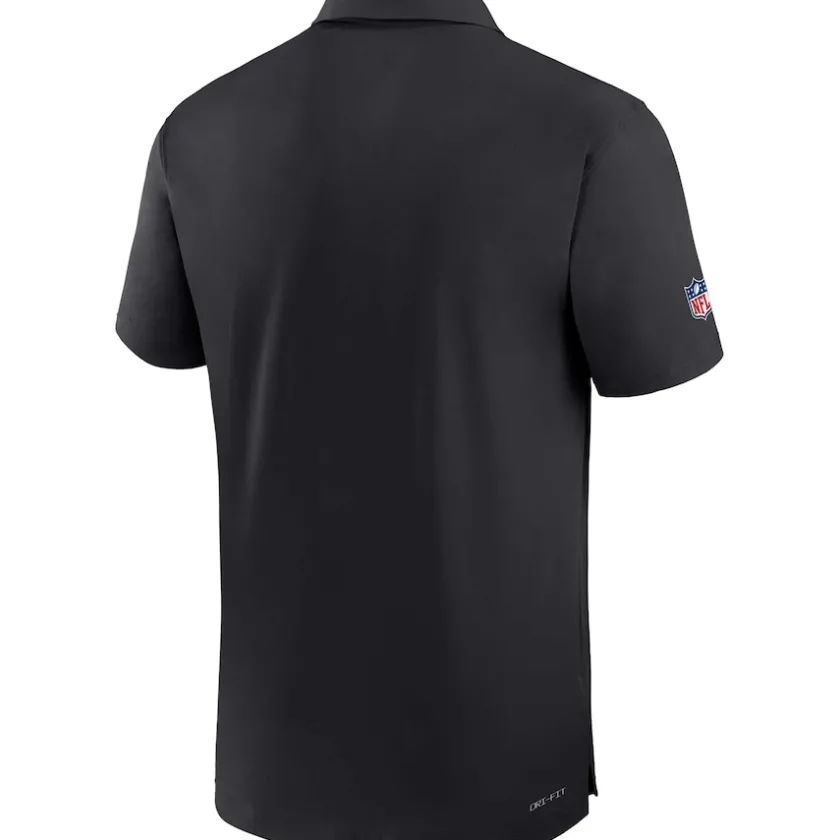 Polos^New York Jets Men's Nike Black Sideline Coaches Performance Polo