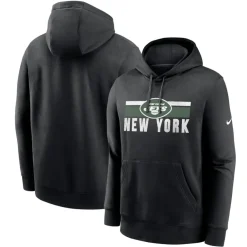Sweatshirts & Fleece|Men^New York Jets Men's Nike Black Club Fleece Pullover Hoodie
