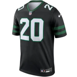 Jerseys|Men^New York Jets Men's Nike Breece Hall Black Alternate Legend Player Performance Top
