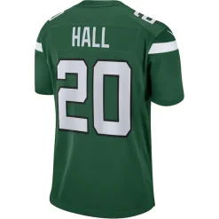 Replica^New York Jets Men's Nike Breece Hall Green Player Game Jersey