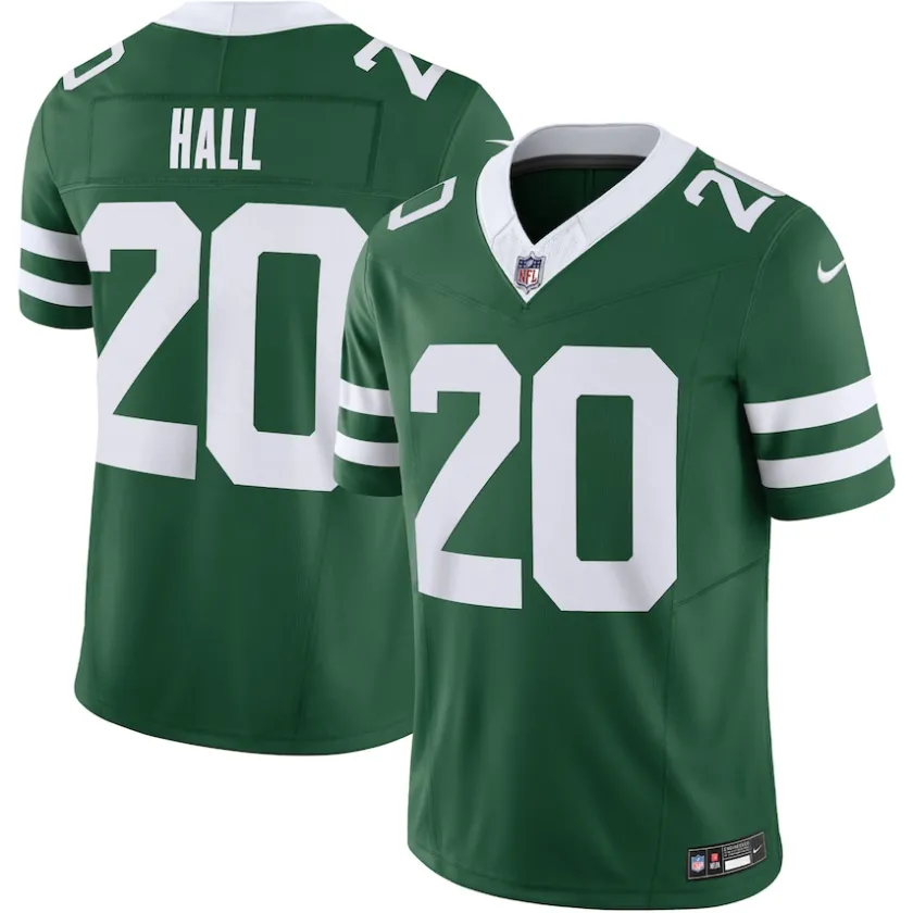Jerseys|Men^New York Jets Men's Nike Breece Hall Legacy Green Vapor F.U.S.E. Limited Jersey