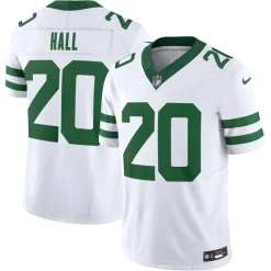Jerseys|Men^New York Jets Men's Nike Breece Hall Legacy White Vapor F.U.S.E. Limited Jersey