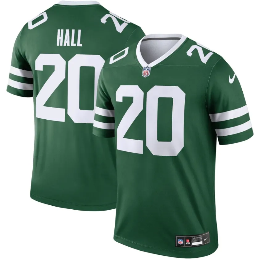 Jerseys|Men^New York Jets Men's Nike Breece Hall Legacy Green Legend Player Performance Top