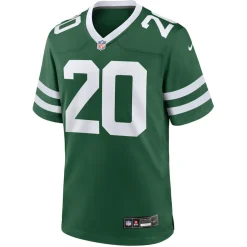 Jerseys|Men^New York Jets Men's Nike Breece Hall Legacy Green Game Jersey