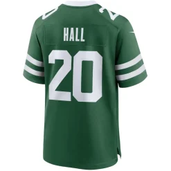 Jerseys|Men^New York Jets Men's Nike Breece Hall Legacy Green Game Jersey