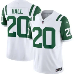 Jerseys|Men^New York Jets Men's Nike Breece Hall White Classic Alternate Vapor F.U.S.E. Limited Jersey