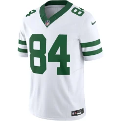Nike Limited^New York Jets Men's Nike Corey Davis Legacy White Vapor F.U.S.E. Limited Jersey