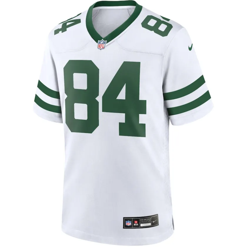Replica^New York Jets Men's Nike Corey Davis Legacy White Game Jersey