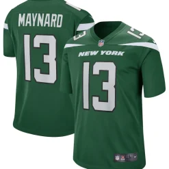 Replica|Throwback^New York Jets Men's Nike Don Maynard Gotham Green Game Retired Player Jersey