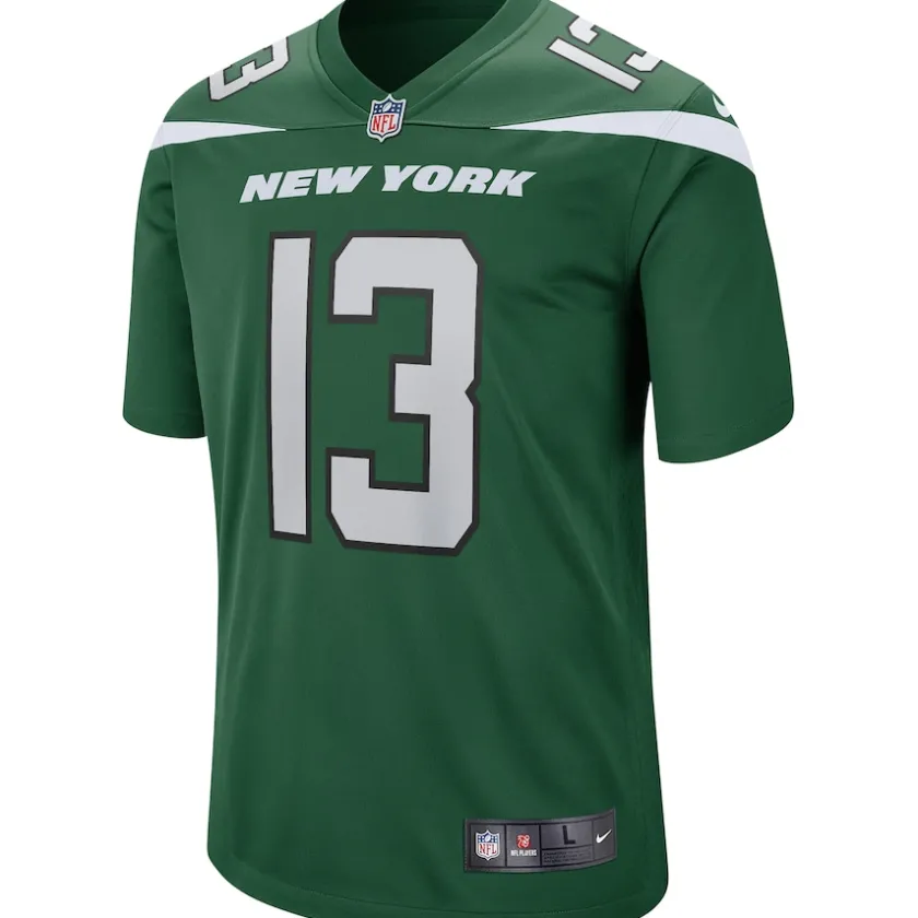 Replica|Throwback^New York Jets Men's Nike Don Maynard Gotham Green Game Retired Player Jersey