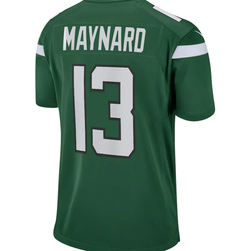 Replica|Throwback^New York Jets Men's Nike Don Maynard Gotham Green Game Retired Player Jersey