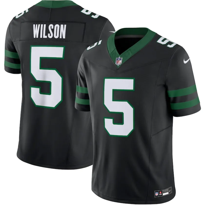 Jerseys|Men^New York Jets Men's Nike Garrett Wilson Legacy Black Alternate Vapor F.U.S.E. Limited Jersey