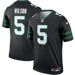 Jerseys|Men^New York Jets Men's Nike Garrett Wilson Black Alternate Legend Player Performance Top