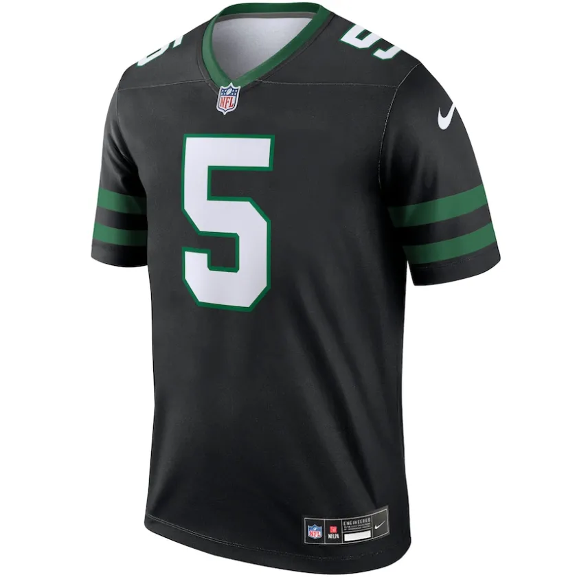 Jerseys|Men^New York Jets Men's Nike Garrett Wilson Black Alternate Legend Player Performance Top
