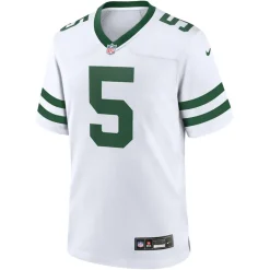 Jerseys|Men^New York Jets Men's Nike Garrett Wilson Legacy White Game Jersey