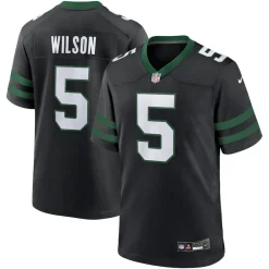 Jerseys|Men^New York Jets Men's Nike Garrett Wilson Legacy Black Alternate Game Jersey