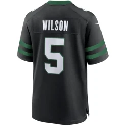 Jerseys|Men^New York Jets Men's Nike Garrett Wilson Legacy Black Alternate Game Jersey
