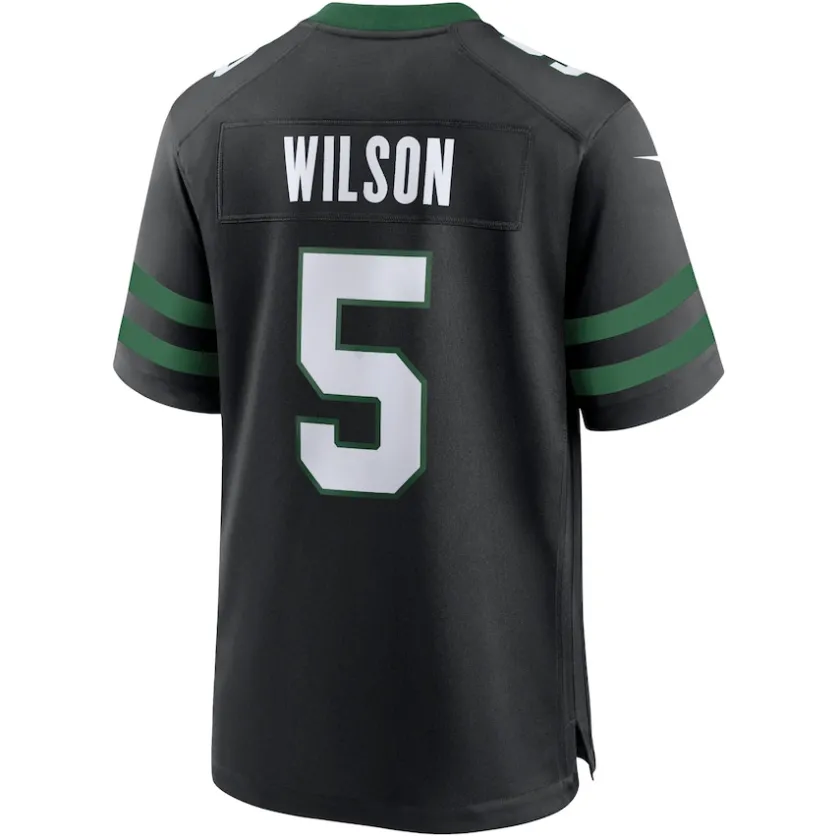 Jerseys|Men^New York Jets Men's Nike Garrett Wilson Legacy Black Alternate Game Jersey