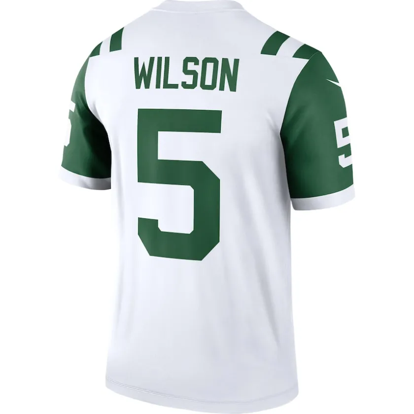 Jerseys|Men^New York Jets Men's Nike Garrett Wilson White Alternate Legend Player Performance Top