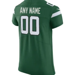 Jerseys|Men^New York Jets Men's Nike Gotham Green Vapor Untouchable Elite Custom Jersey