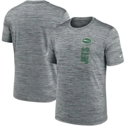 Short Sleeved^New York Jets Men's Nike Gray 2024 Sideline Velocity Performance T-Shirt