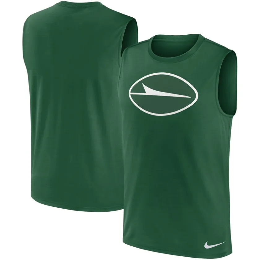 Tank Tops^New York Jets Men's Nike Green Blitz Legend Muscle Perform Tank Top