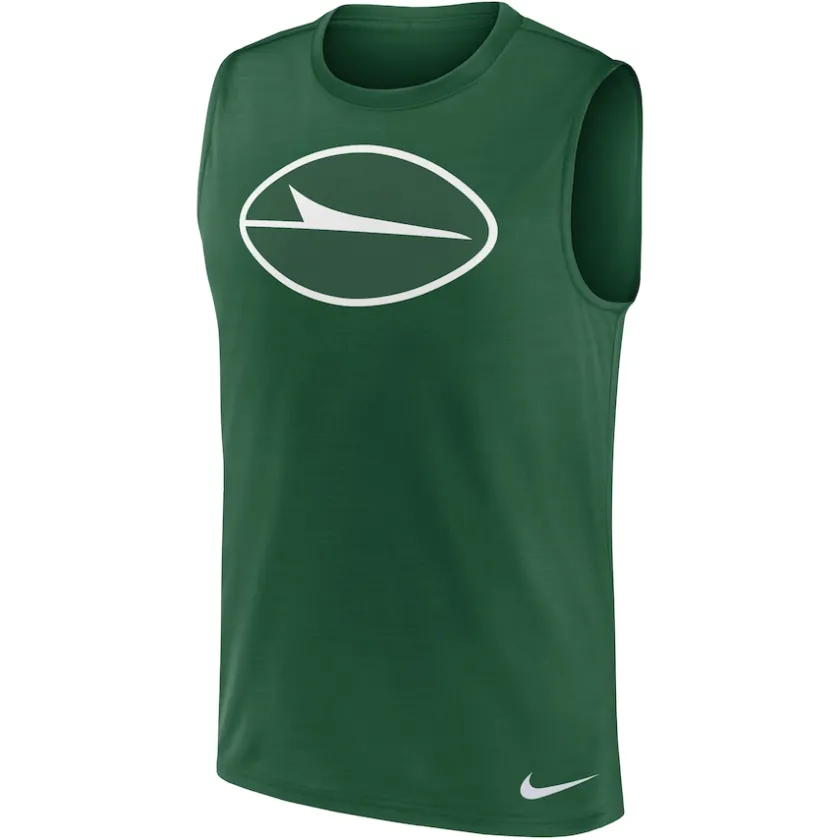 Tank Tops^New York Jets Men's Nike Green Blitz Legend Muscle Perform Tank Top