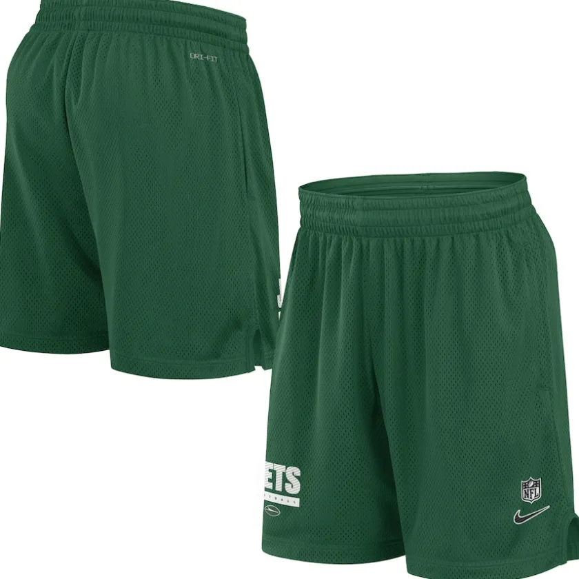 Shorts & Pants^New York Jets Men's Nike Green 2024 Sideline Performance Mesh Shorts