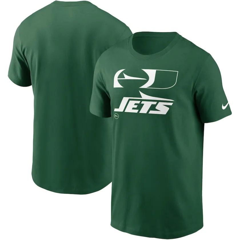 T-Shirts|Men^New York Jets Men's Nike Green Air Essential T-Shirt