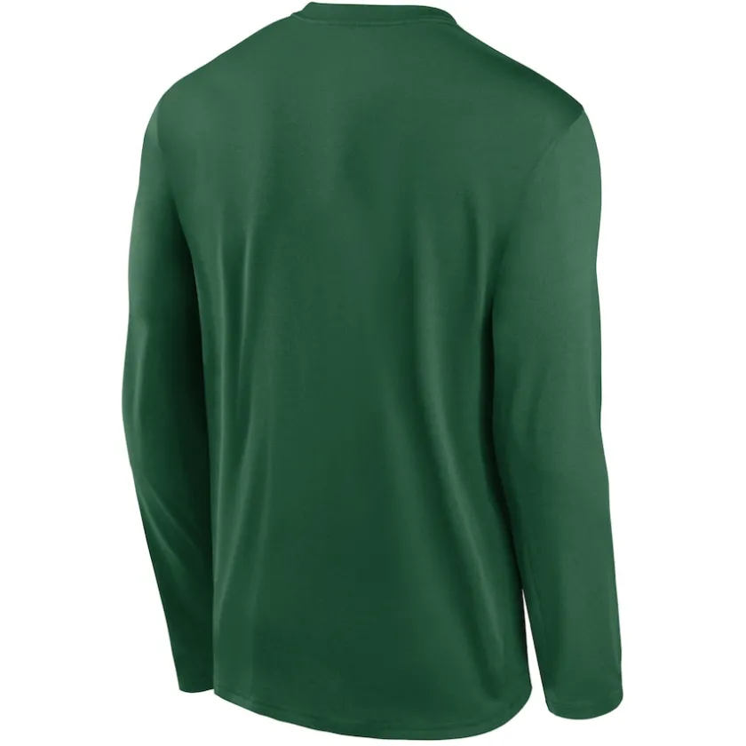 Long Sleeved^New York Jets Men's Nike Green Legend Icon Long Sleeve T-Shirt