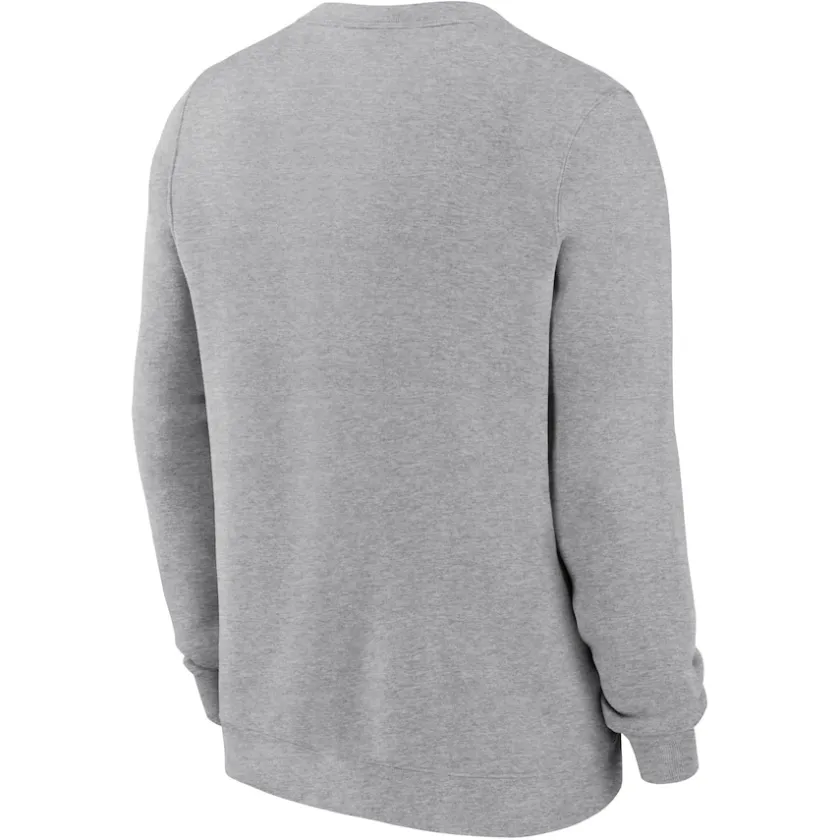 Sweatshirts & Fleece|Men^New York Jets Men's Nike Heather Gray Club Pullover Sweatshirt