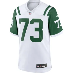 Nike Game^New York Jets Men's Nike Joe Klecko White Classic Alternate Retired Player Game Jersey
