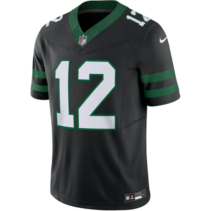 Jerseys|Men^New York Jets Men's Nike Joe Namath Legacy Black Alternate Vapor F.U.S.E. Limited Jersey