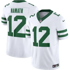 Nike Limited^New York Jets Men's Nike Joe Namath Legacy White Vapor F.U.S.E. Limited Jersey