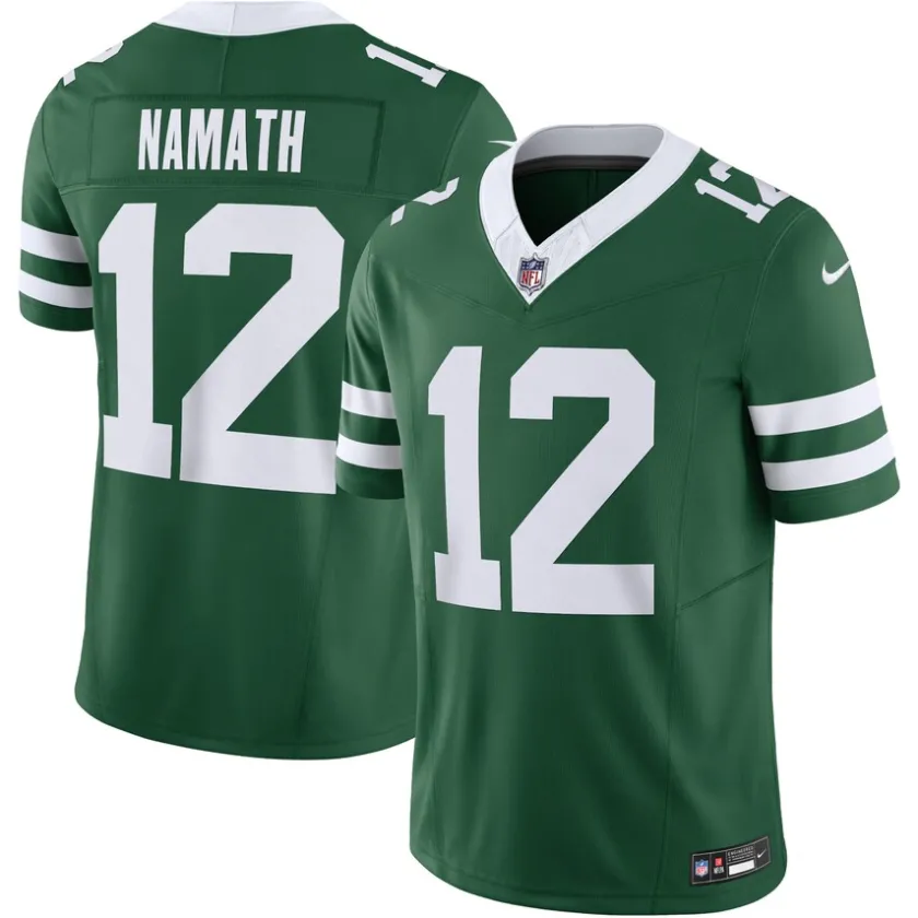 Nike Limited^New York Jets Men's Nike Joe Namath Legacy Green Vapor F.U.S.E. Limited Jersey