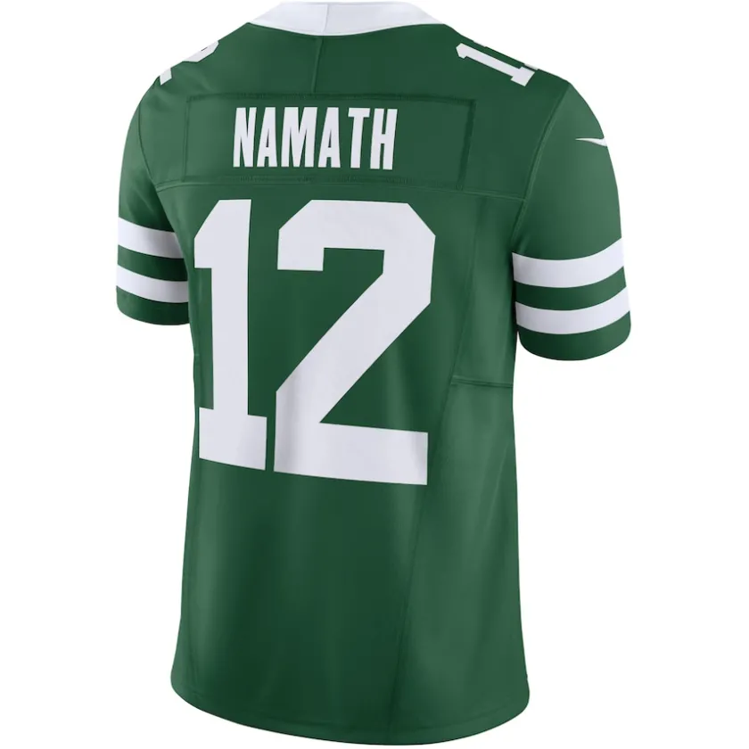 Nike Limited^New York Jets Men's Nike Joe Namath Legacy Green Vapor F.U.S.E. Limited Jersey