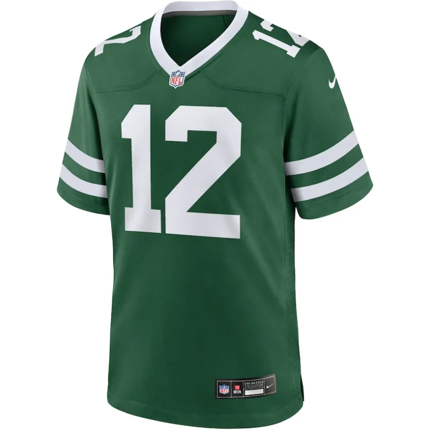 Nike Game^New York Jets Men's Nike Joe Namath Legacy Green Game Jersey